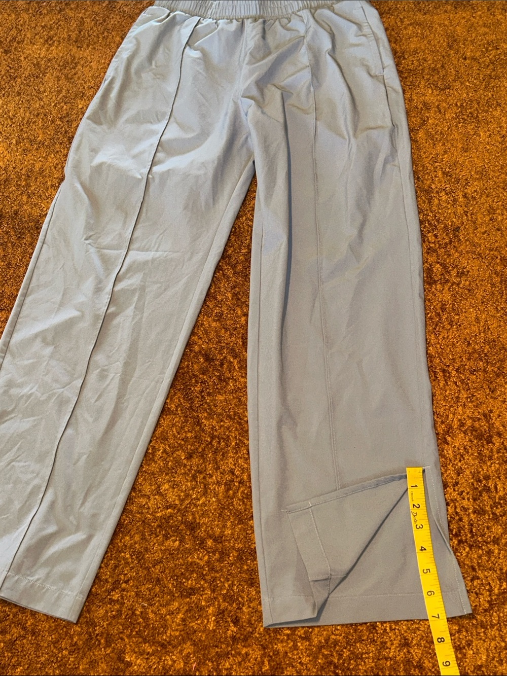 Abercrombie & Fitch Light Gray Wide-Leg Pants - Picture 5 of 9